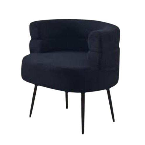 كرسي بوكلية مريح بتصميم أنيق ومقعد مبطن مع مساند ذراع مريحة باللوون الابيض