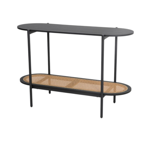 Rattan Wood Entryway Console in Various Colors 80-40-120cm