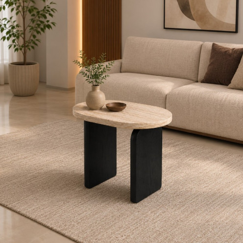 طاولة كنب مفرد بتصميم انيق وحديث بعدة اللوان 60 * 50 * 60 سم