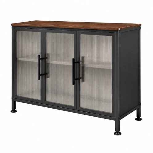 خزانة متعدد الاستخدام لون اسود مقاس 105*80 BF-07 BROWN