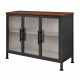 خزانة متعدد الاستخدام لون اسود مقاس 105*80 BF-07 BROWN