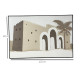 لوحة من التراث السعودي تبرز الفن المعماري للحصن 120*80 لوحة من التراث السعودي تبرز الفن المعماري للحصن 120*80