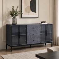 دولاب بوفيه بعدة الوان 180 سم Y-001 GREY