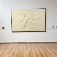 Abstract beige canvas painting 120*80