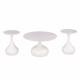 Round Ceramic Tea Set 1+2 SHS-037 LIGHT GREY