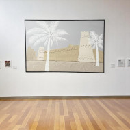 Heritage mural highlighting the rich Saudi heritage 120*80