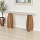 Luxury Brown Entrance Table, 140cm
