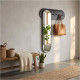 Modern Wall-Mounted Mirror with Hanger