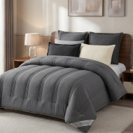 Single bedspread set from Details, 4 pieces, in several solid colors