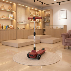 سكوتر أطفال ثلاثي العجلات بتصميم مرح ومميز