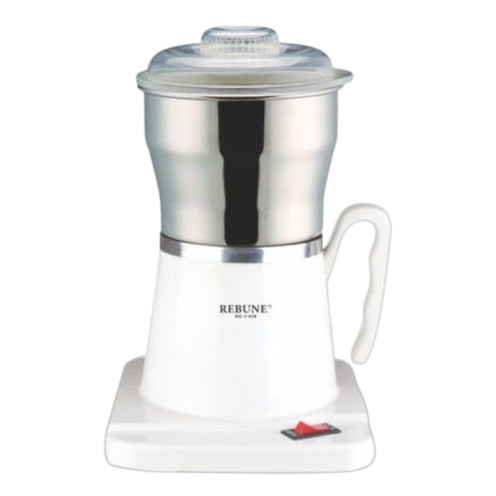 Rebon Electric Coffee Grinder, 300W, Re-2-028, White/Silver