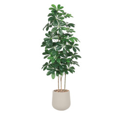 Luxury Artificial Jasmine Leaf Tree – A Natural Touch Without the Effortless Care, Beige, 150cm Tall
