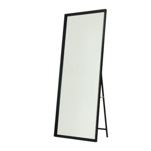 Elegant floor mirror with a high quality and black frame