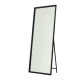 Elegant floor mirror with a high quality and black frame