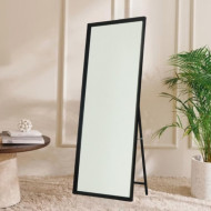 Elegant floor mirror with a high quality and black frame