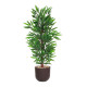 High-quality artificial bamboo leaf tree with a luxurious plastic pot.