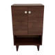Coffee corner with two doors, a distinctive brown wooden design