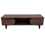 Brown wooden TV stand, 160 cm, modern and distinctive design