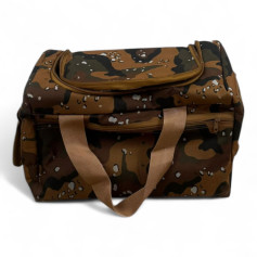 Medium travel bag in army brown