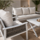 7-Person Outdoor Sofa Set with Soft and Comfortable Upholstery - Suitable for Outdoor Seating