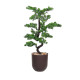 Artificial bonsai tree in a modern brown pot, 105 cm tall.