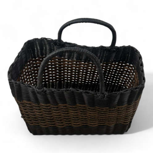 Large black and brown Zamzam basket Large black and brown Zamzam basket