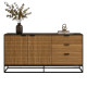 A stylish and modern beige buffet cabinet. Dimensions: Length: 160 cm, Width (Depth): 40 cm, Height: 90 cm.