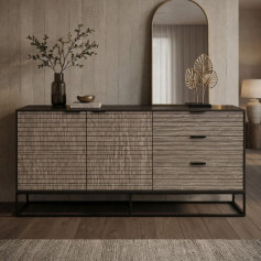 دولاب بوفيه بتصميم عصري انيق وجودة عاليه المقاس: 200 × 40 × 90 سم