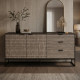 دولاب بوفيه بتصميم عصري انيق وجودة عاليه المقاس: 160 × 40 × 90سم