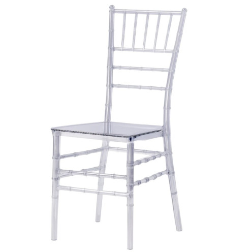 A high-quality, elegant, and modern transparent chair.