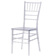 A high-quality, elegant, and modern transparent chair.