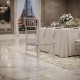 A high-quality, elegant, and modern transparent chair.