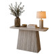 A stylish and high-quality entryway table in a luxurious color.