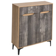 A stylish and high-quality shoe cabinet with a modern design.
