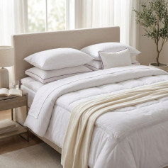  لباد غيم نفرين الفاخر (مقاس مترين )  لمنح تجربة نوم مريحة وناعمة بحشوة المايكروفايبر 