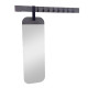 Decorative Wall Mirror with Modern Wooden Coat Rack – Available in Various Colors