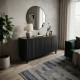 Modern Multi-Purpose Wardrobe with a Stylish and Unique Slatted Design in Multiple Colors - 160 cm