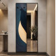 Modern Wall Art with Mirror and Clothes Hanger - 180 x 80 cm