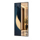 Modern Wall Art with Mirror and Clothes Hanger - 180 x 80 cm