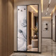 Modern Wall Panel with Mirror and Hanger - 180 x 80 cm