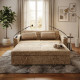 Modern Sofa Bed with a Stylish Design and Perfect Fit, Includes Cup Holders and Comfort Cushions - Available in Multiple Colors