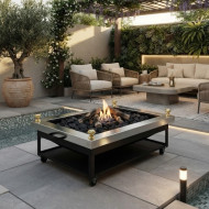 Fireplace and Garden Heater on Wheels - Available in Various Colors
