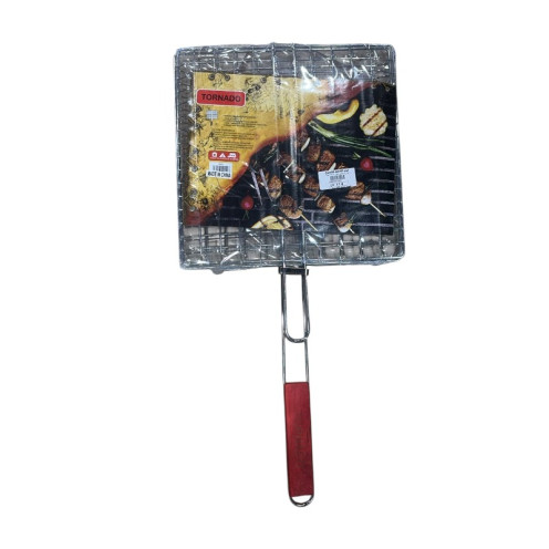 BBQ grill with wooden handle - high quality, small size