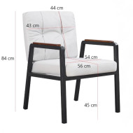 A-14 Single Chair in Light Gray