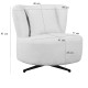 Elegant beige swivel bouclé chair Elegant beige swivel bouclé chair