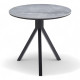 Luxury ceramic cafe table in elegant gray with attractive marble tones Luxury ceramic cafe table in elegant gray with attractive marble tones