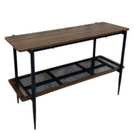 طاولة كونسول , مدخل بتصميم عصري بني غامق 120سم