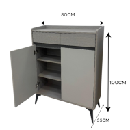 Light gray shoe rack