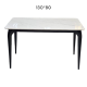 Modern design ceramic table in white Modern design ceramic table in white