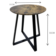 طاولة تقديم مفرد خشبي حديثه باللون البني 